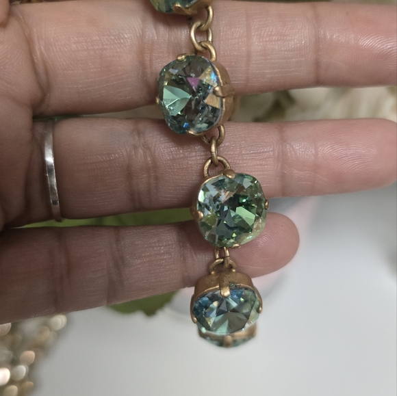 Catherine Popesco Green crystal Bracelet - Picture 3 of 8